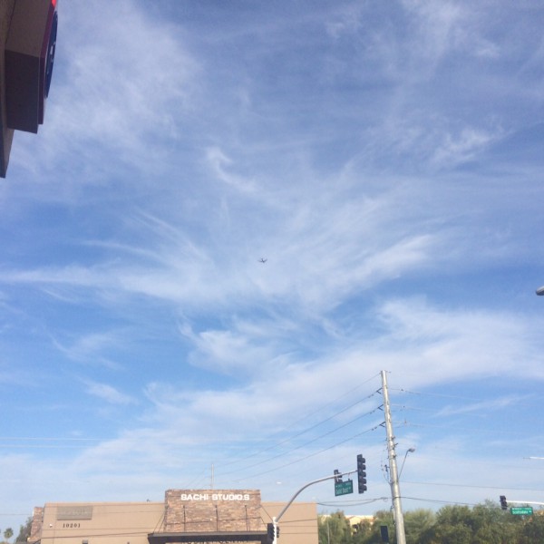 BA289 over Scottsdale Arizona.